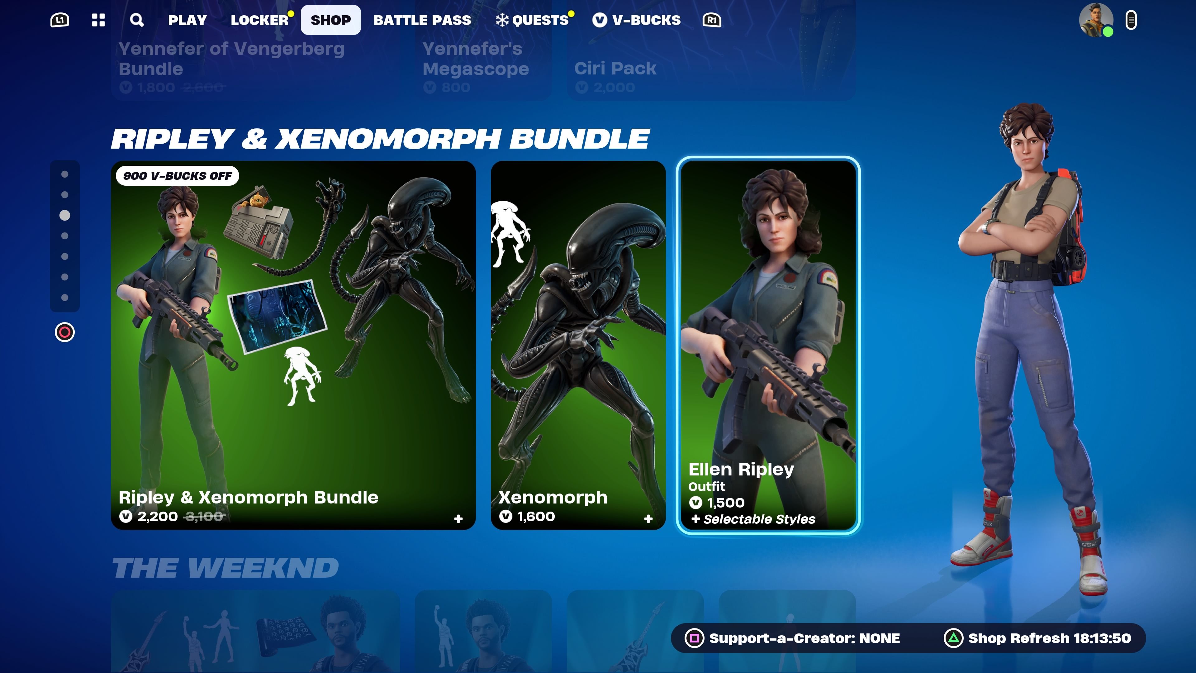 Ripley pack and new arrivals play