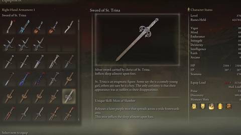 How To Get Sword Of St Trina In Elden Ring