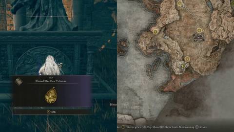 Blessed Blue Talisman Location in Elden Ring
