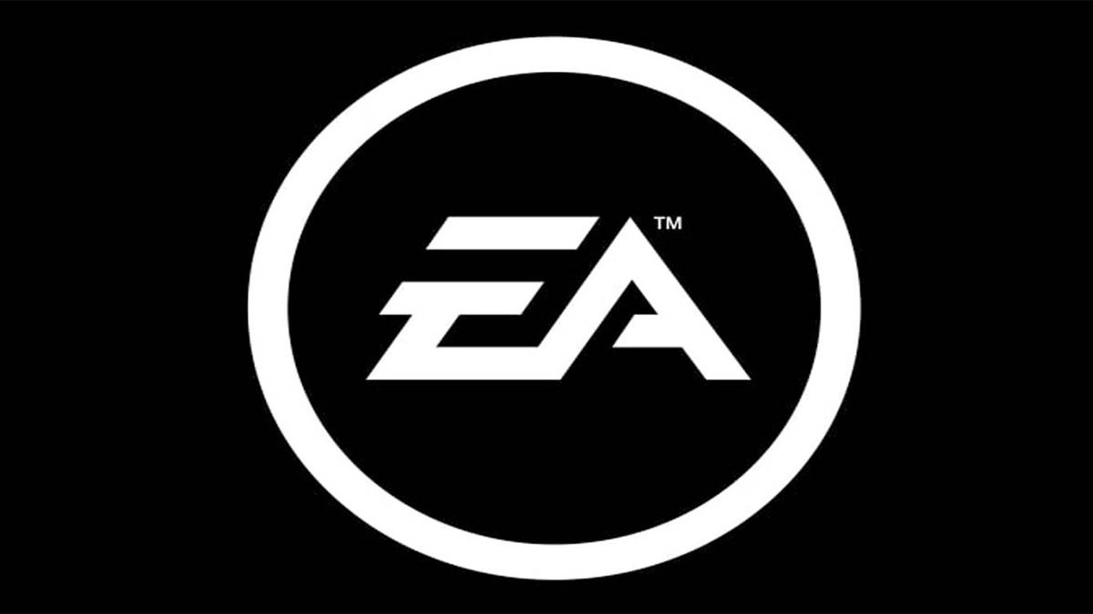 EA Logo black background