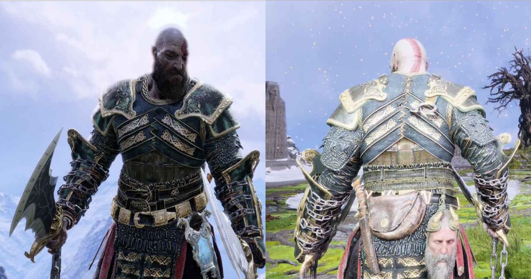 The Ivaldi's Endless Mist armor from God of War