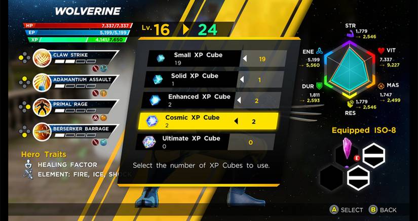 MUA 3 Using XP Cubes