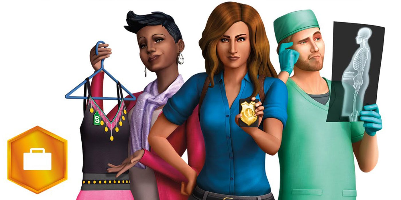 Sims 4 Get To Work Original Cover Art