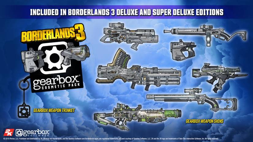 borderlands 3 deluxe edition content