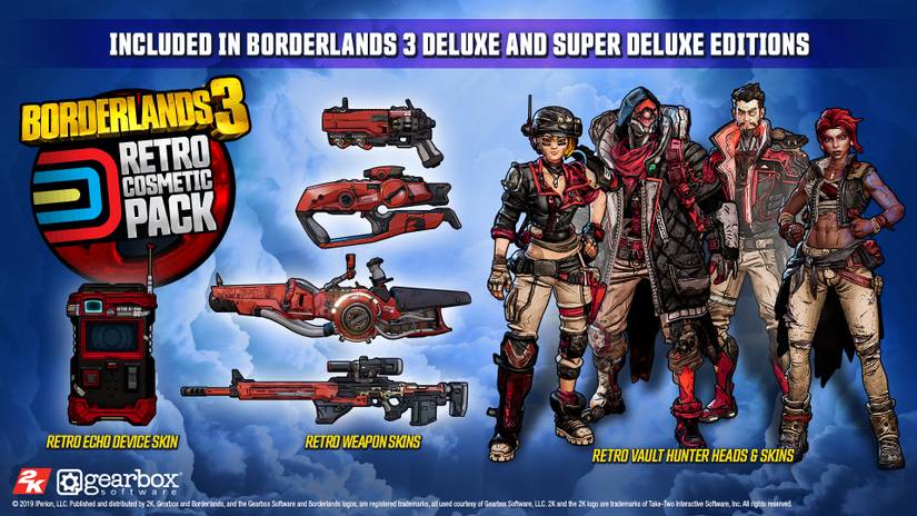 borderlands 3 deluxe edition content