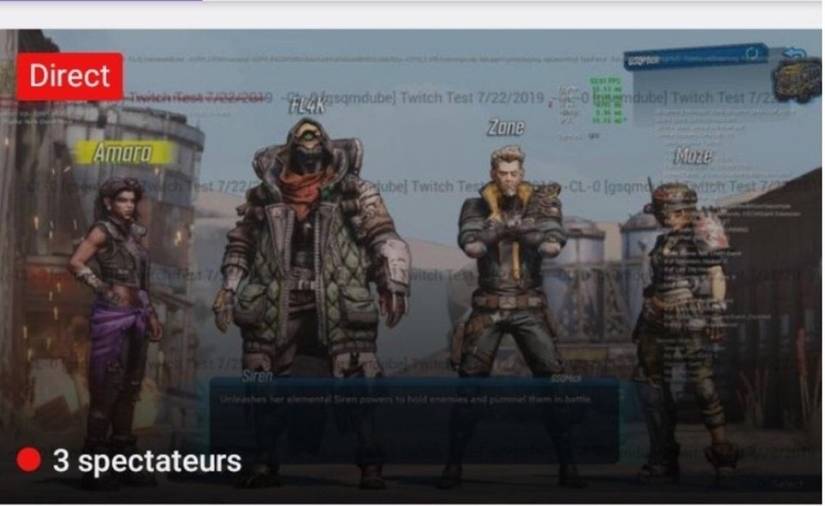 borderlands 3 character select
