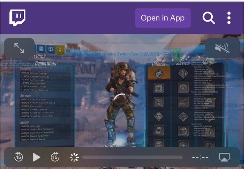 borderlands 3 stream statscreen