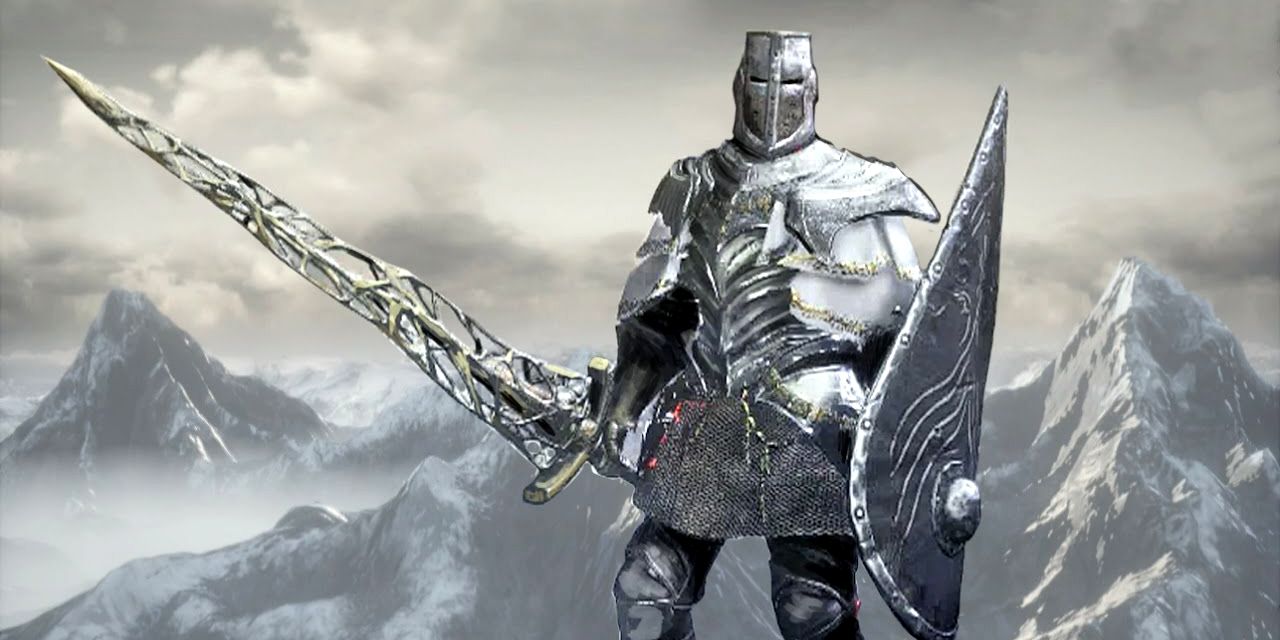 рыцарь с мечом босса-скелета