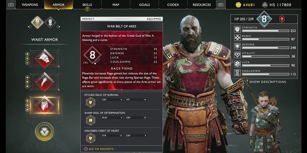 The Ares armor from God of War