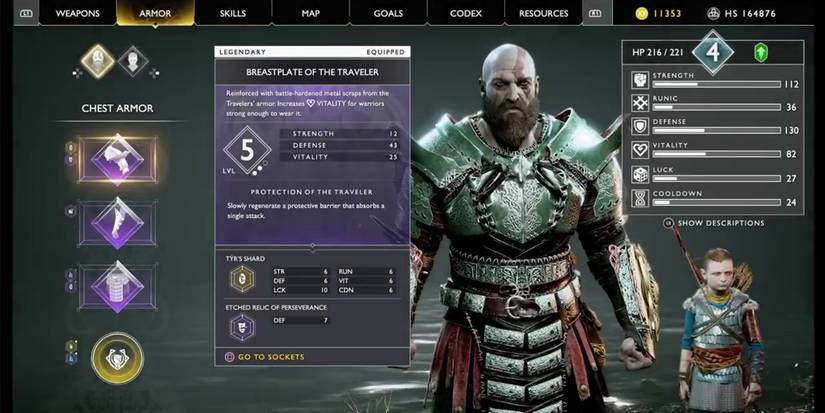 The Traveler's armor from God of War