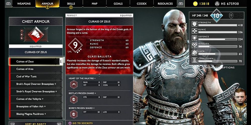 The Zeus armor from God of War