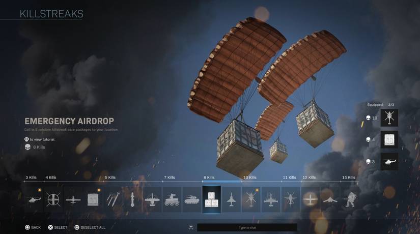 modern warfare killstreak - emergency airdrop