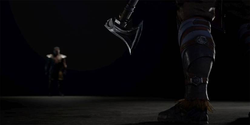 nightwolf holding tomahawk