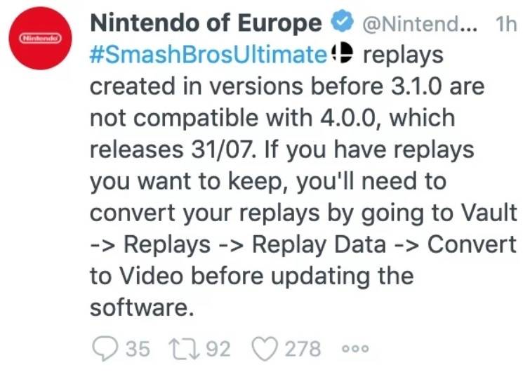 Super Smash Bros. Ultimate Hero DLC Release Date Leaked by Nintendo