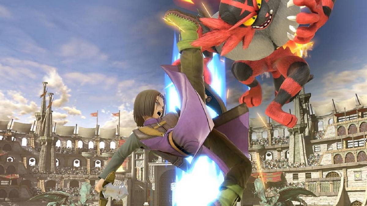 super smash bros ultimate hero attack incineroar