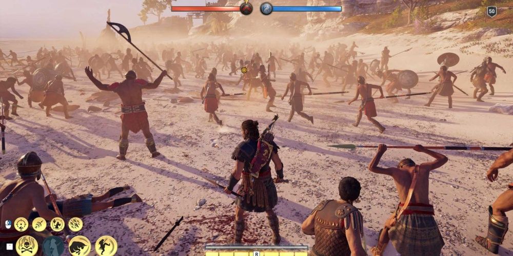 Assassins Creed Odyssey Alexios In A Call To Arms Battle
