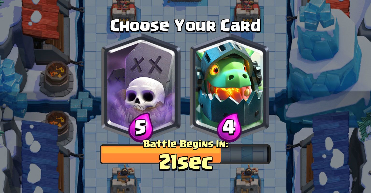 Clash Royale Draft Challenge cards