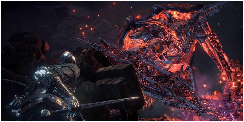 Dark Souls 3 Demon Prince Boss Fight