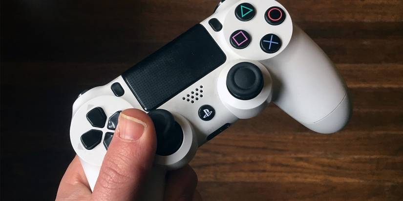 Dualshock 4 in someone's hand