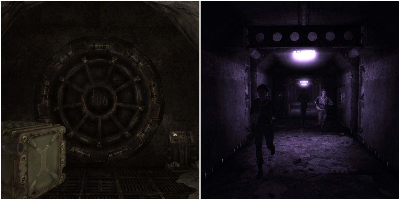 Vault 106 and Player's Hallucination sequence