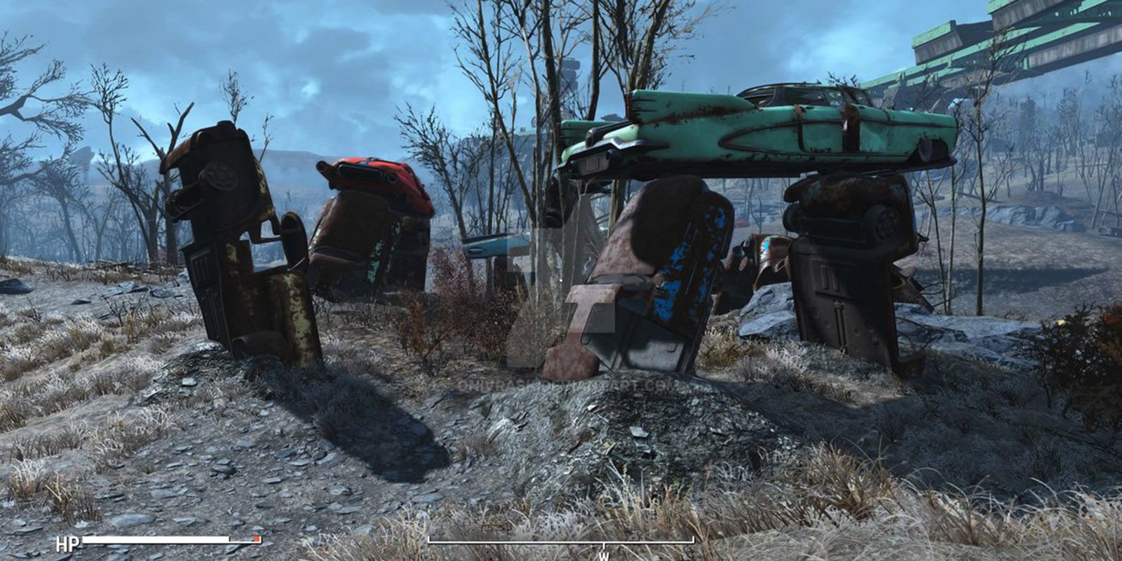 Fallout 4 Carhenge