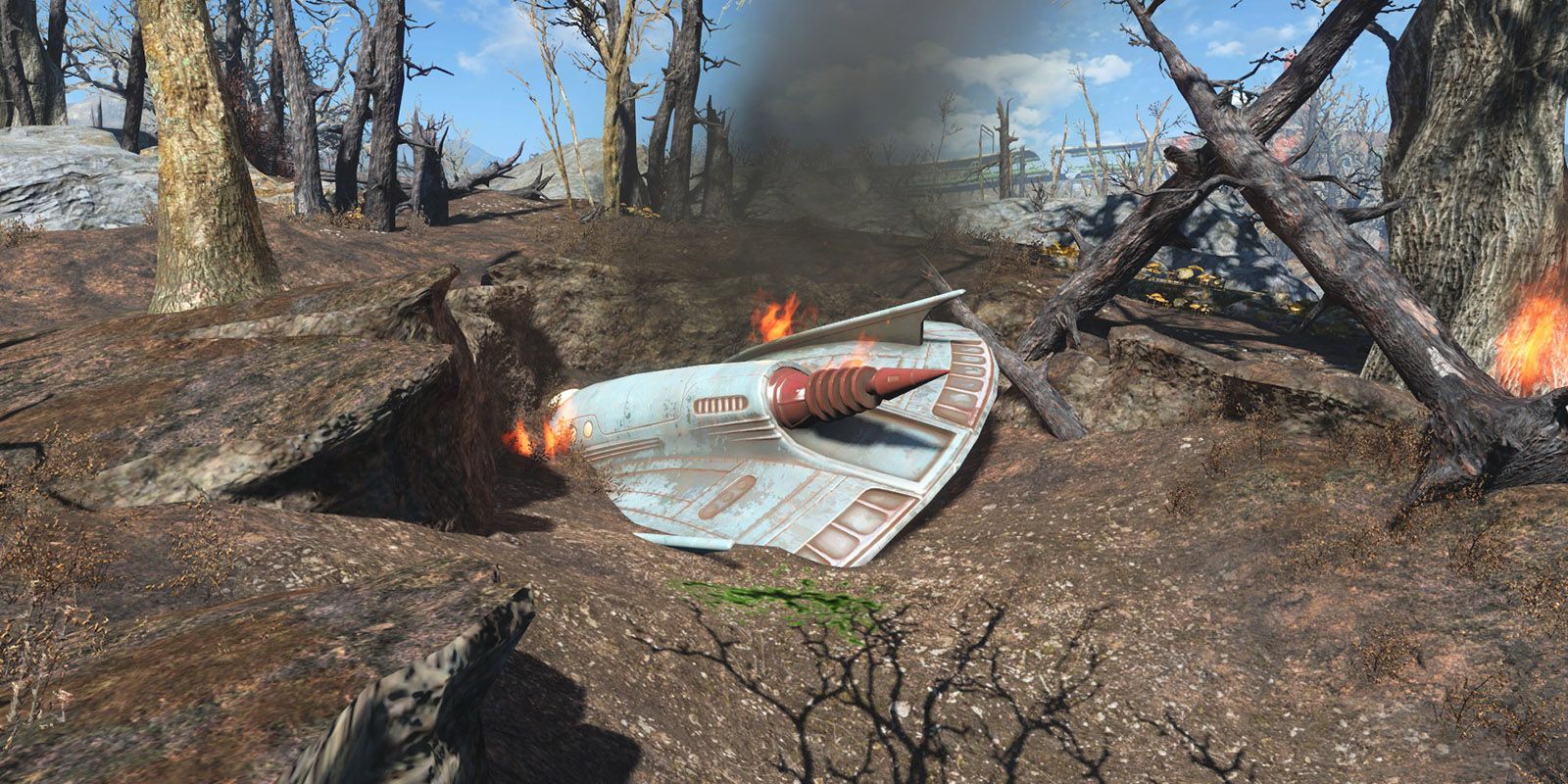Fallout 4 Crashed UFO