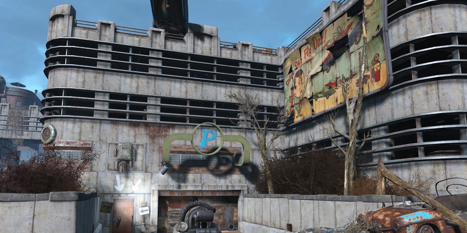 Fallout 4 Parking Garage Dungeon