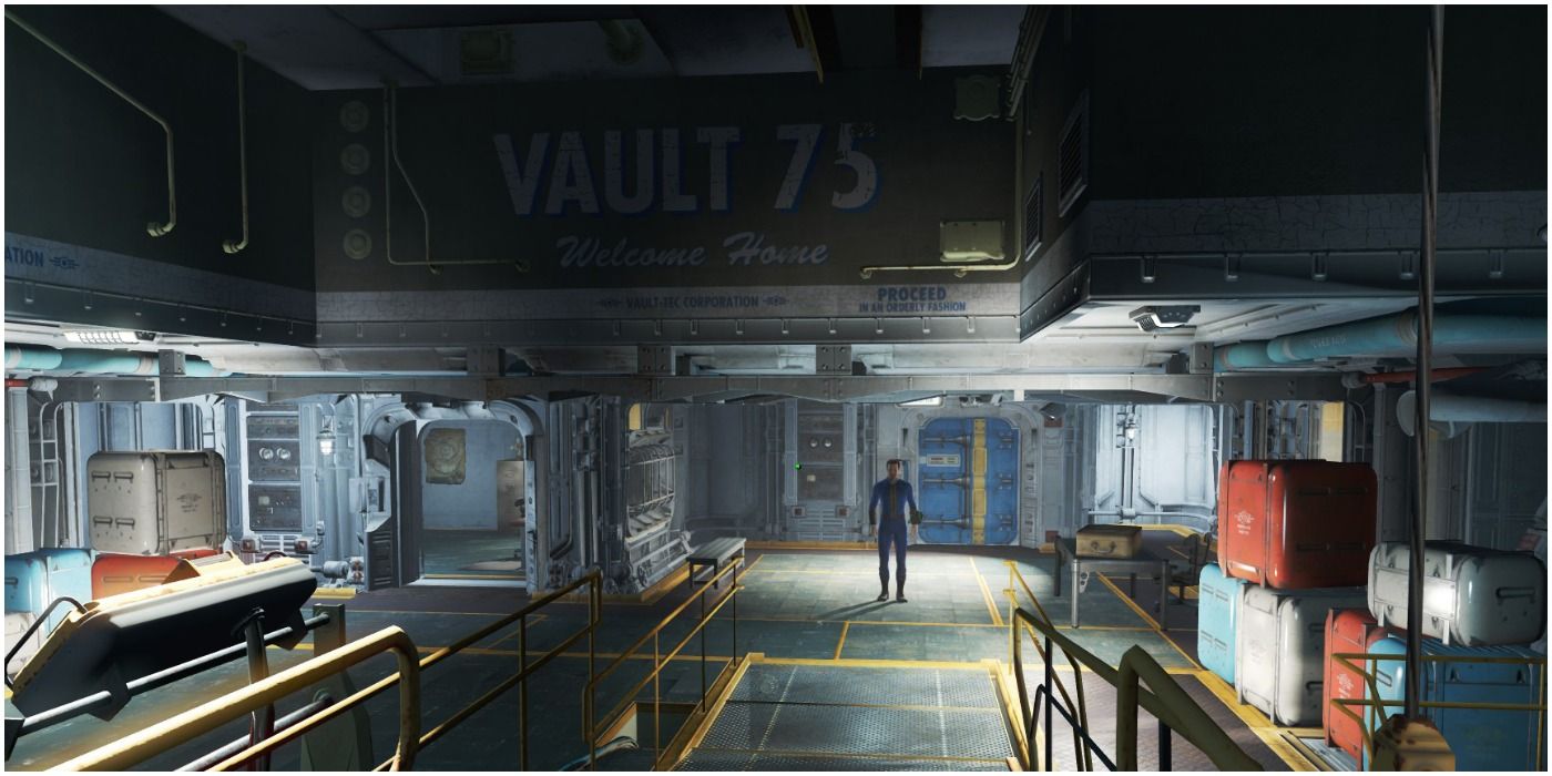 Vault 75 entryway