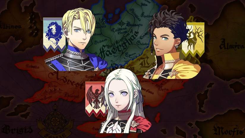 fire emblem three houses leaders edlegard claude dimitri