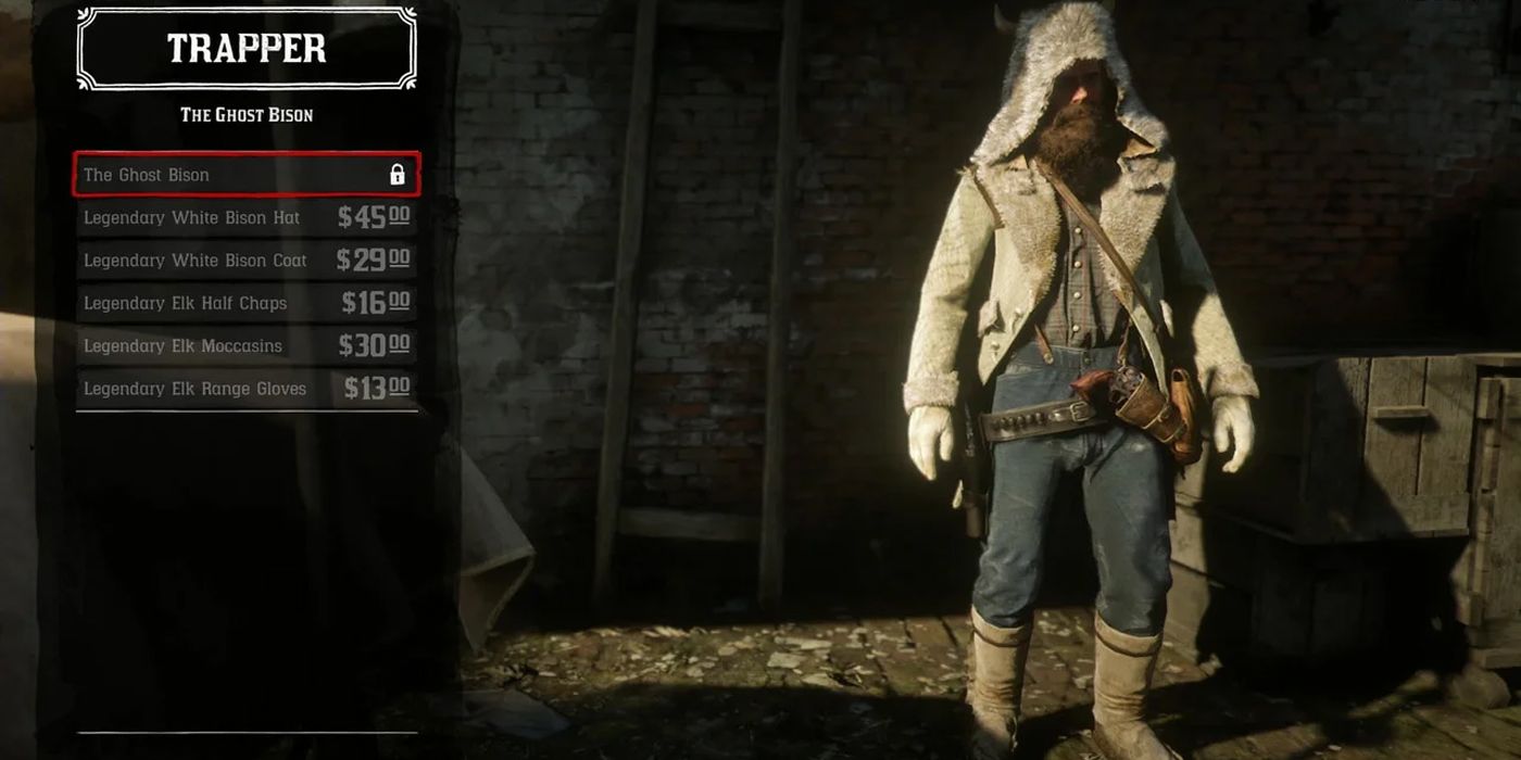 Ghost Bison outfit from Red Dead Redemption 2