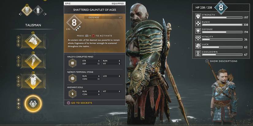 God Of War Shattered Gauntlet Of Ages