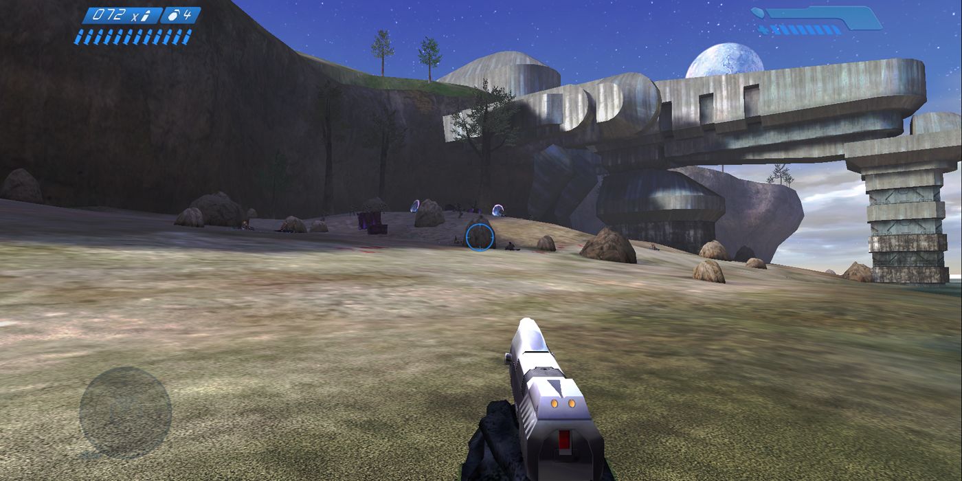 Halo Combat Evolved - fps view of beach