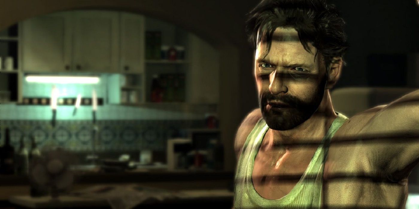 Max Payne 3 in a drunken sutpor in his room