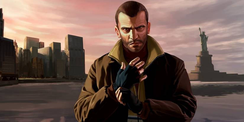 Niko Bellic loading screen art
