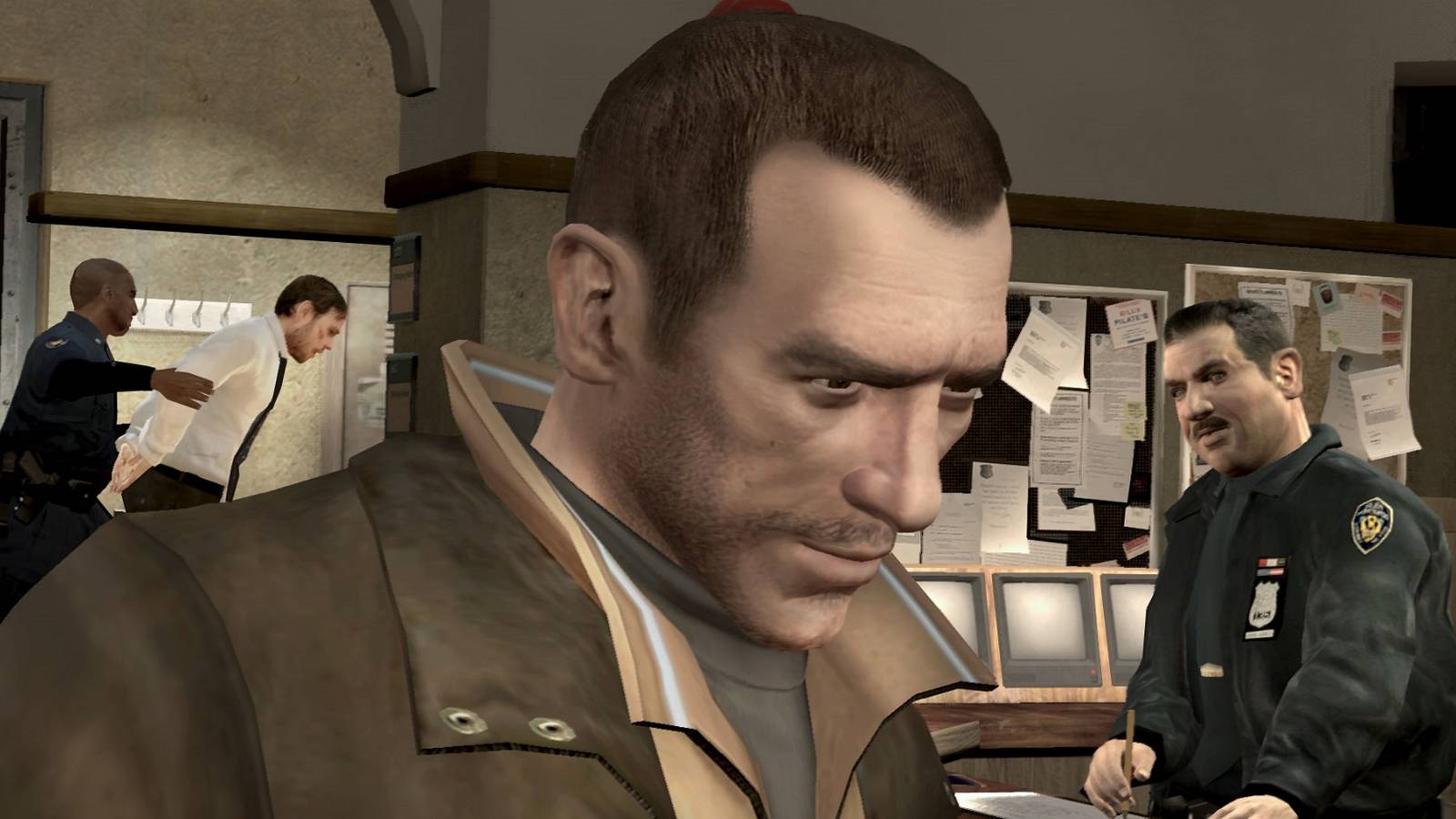 Niko Bellick In Police Station GTA IV
