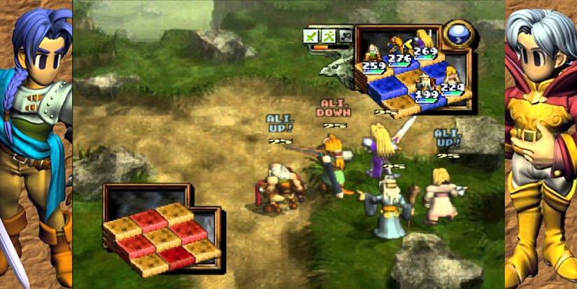 Party traversing the land