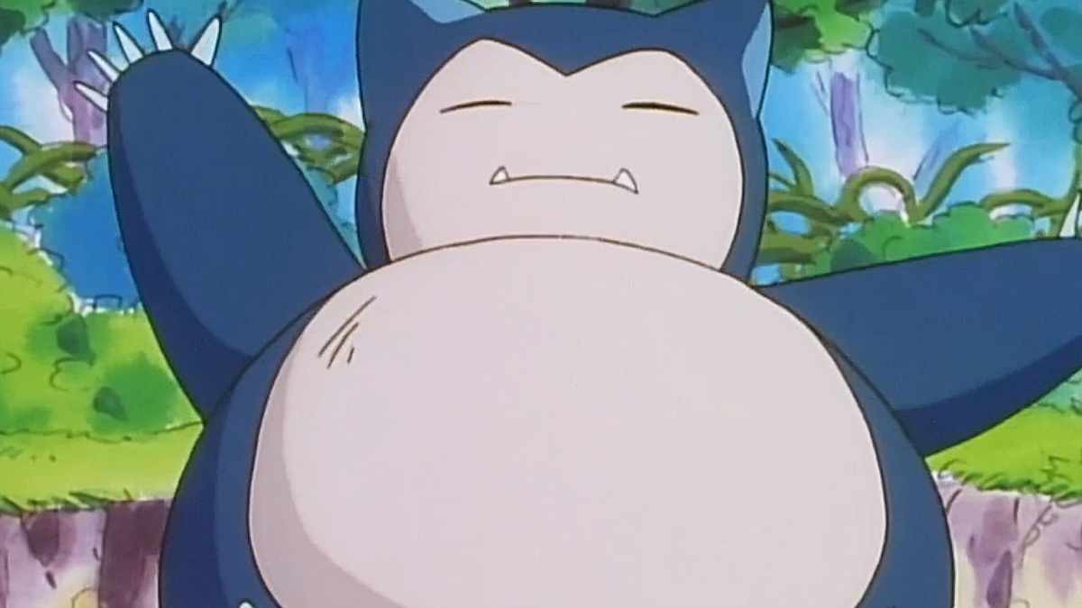 Pokemon Snorlax anime