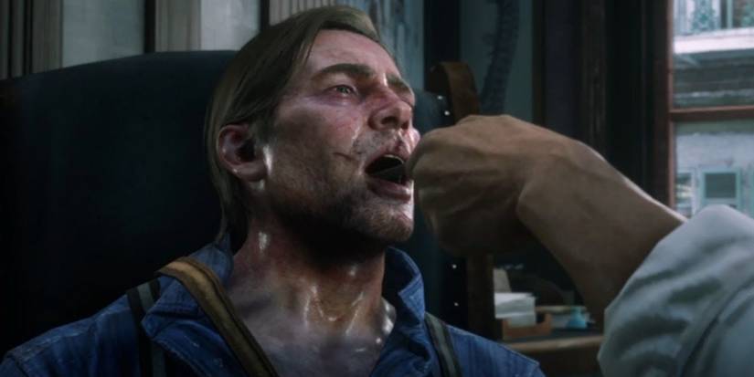 Red Dead Redemption 2 Arthur Morgan Getting Diagnosed