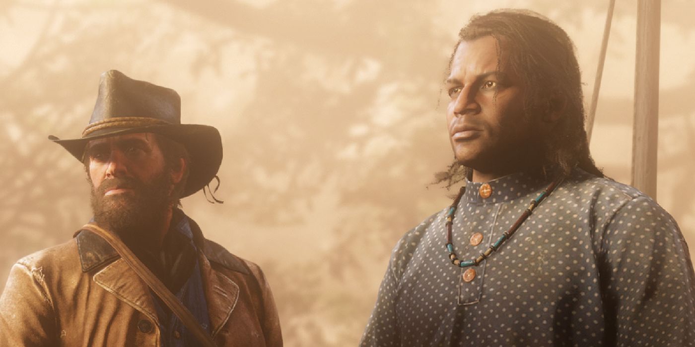Arthur and Charles in Red Dead Redemption 2