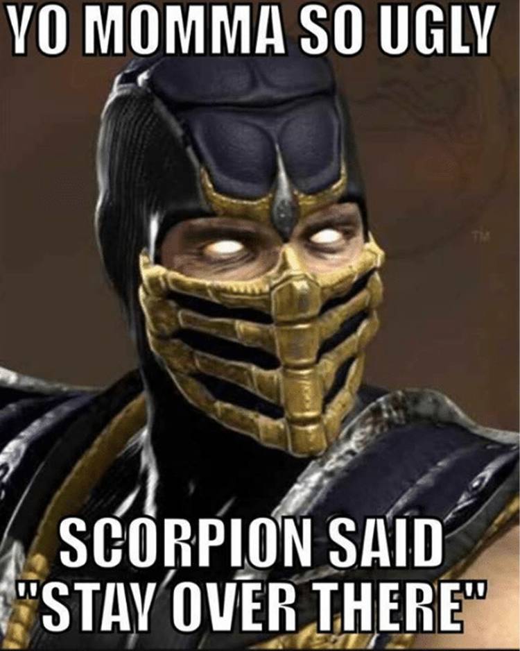 Scorpion mama meme