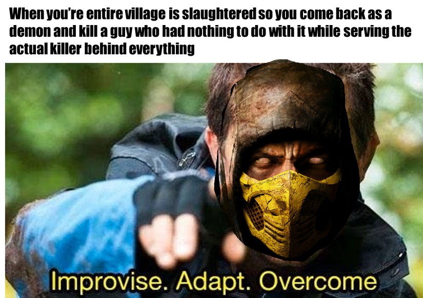 Scorpion meme mortal kombat 11