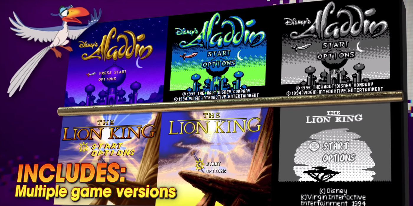 Disney Classic Games Aladdin and The Lion King No Super Nintendo Version