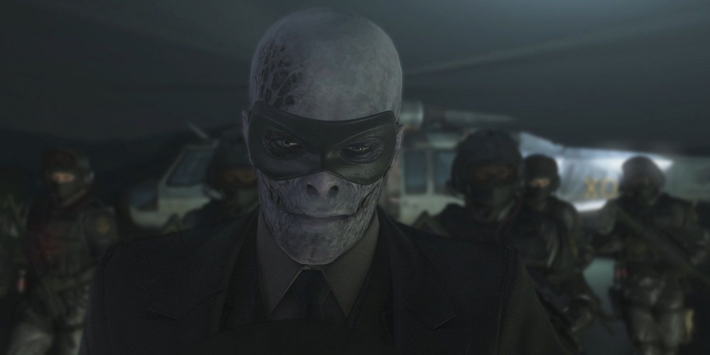 Skull Face Metal Gear Solid V: Phantom pain closeup