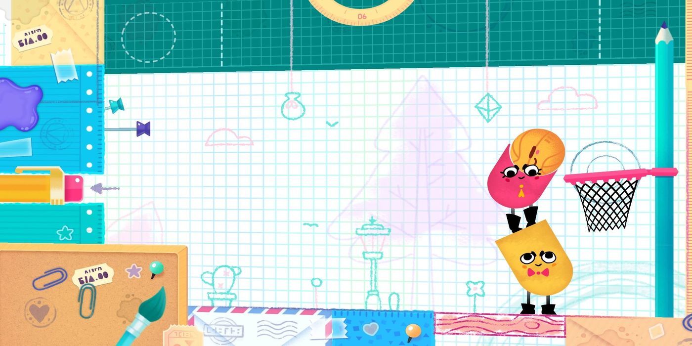 snipperclips basketball puzzle