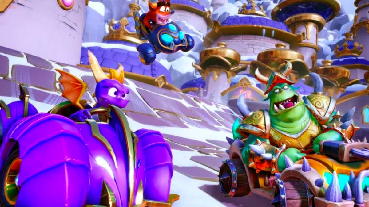 Spyro in Crash Team Racing Nitro-Fueled