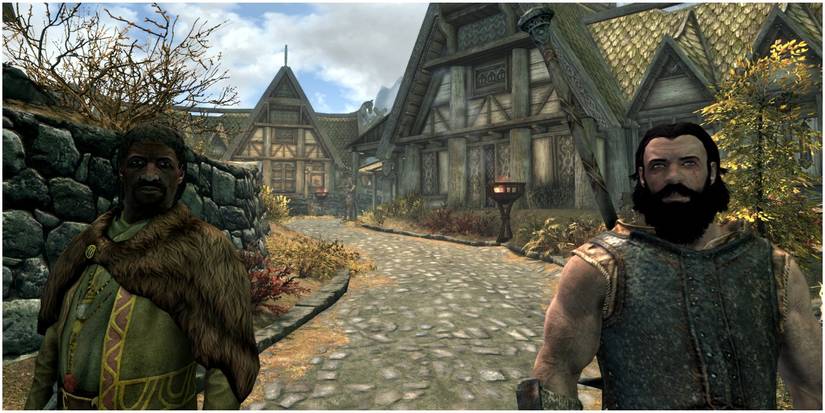 The Elder Scrolls Skyrim NPCs in Whiterun