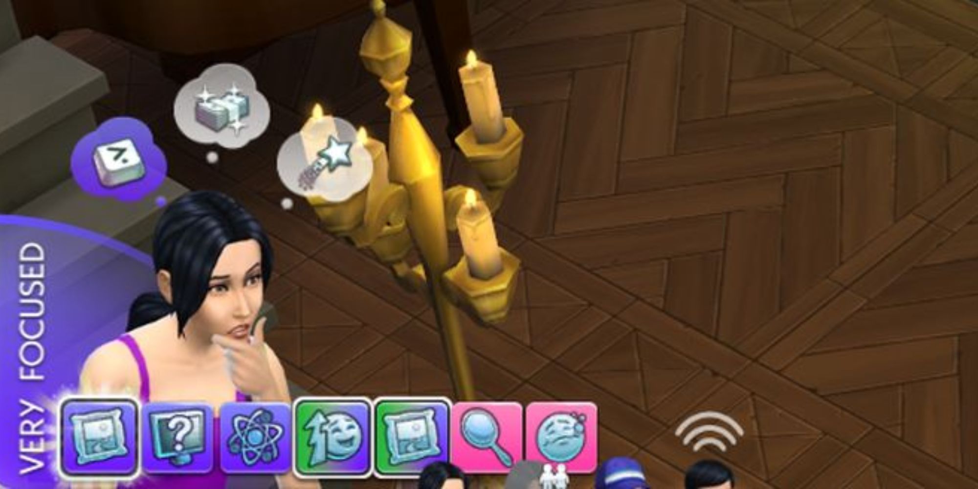 The Sims 4 Focused Moodlet