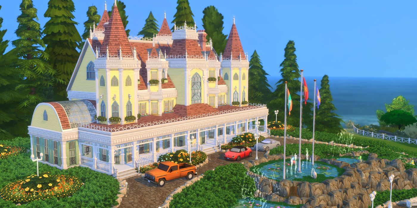 The Sims 4 Happy Haunts Victorian Mansion