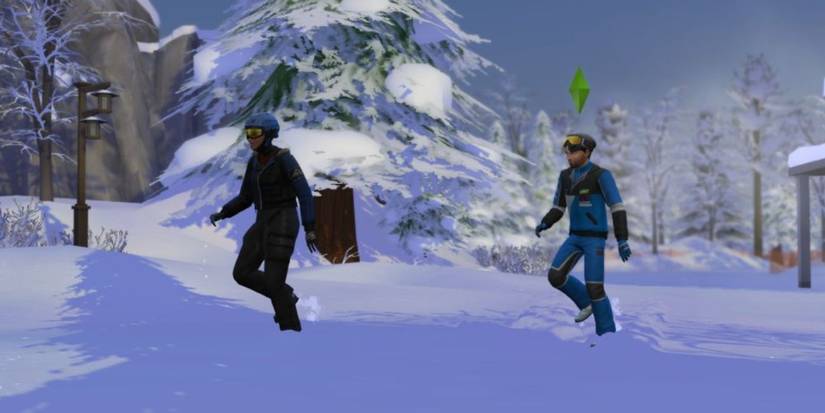 The Sims 4 Hiking Up The Mountain