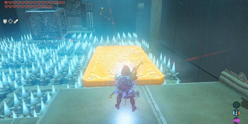 Zelda Breath of the Wild Rohta Chigah Shrine spike platform section